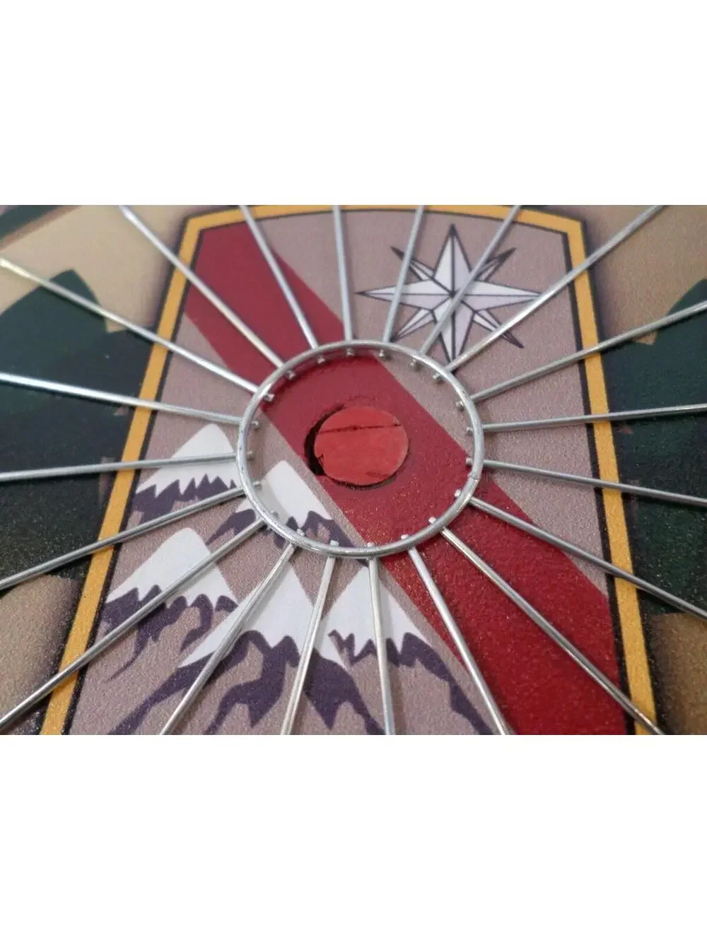 NEW ARMY 43D SUSTAINMENT BRIGADE ROUGH RIDERS MAKE IT HAPPEN DART BOARD 4TH ID